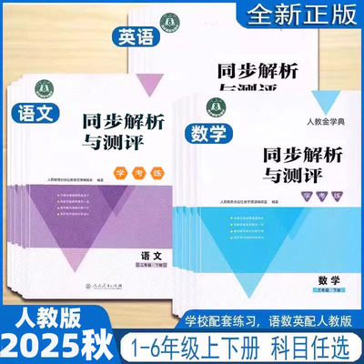 同步解析与测评学考练人教金学典