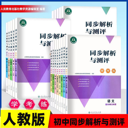 人教金学典同步解析与测评学考练