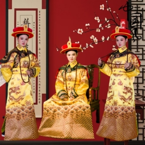 禹龙清宫龙袍影视古装演出服