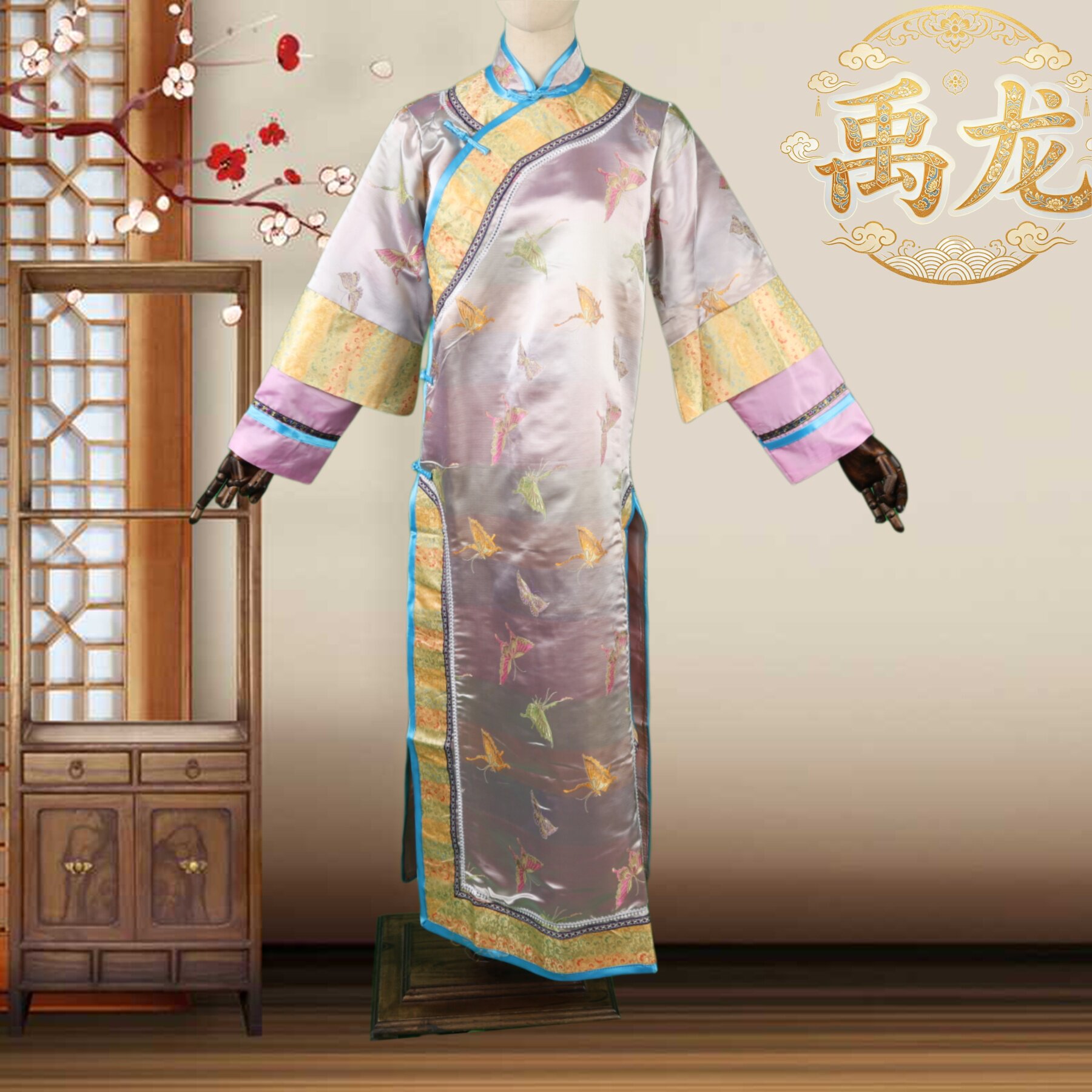 成人清宫妃子格格绣花演出服