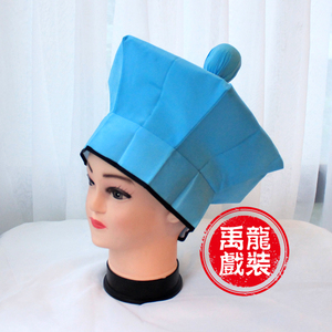 戏曲古装戏服演出服家丁家奴帽穷书生管家帽子马夫帽六角帽素罗帽