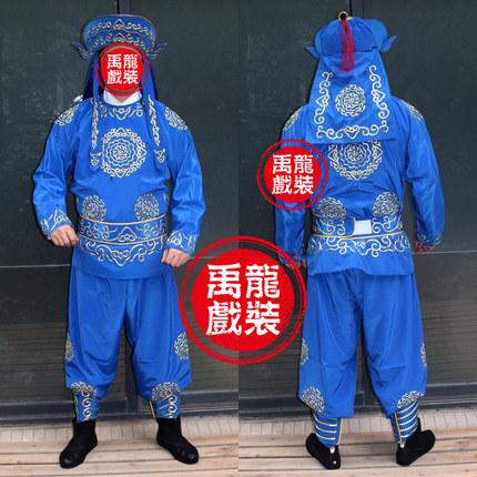 戏曲古装影视演出服旅游景区城门护卫巡游街士兵服全金绣兵衣兵帽