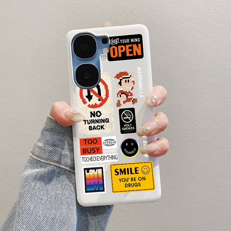 适用IQOONEO10PRO+加手机壳日系文青半包硬壳neo9s不发黄neo8潮流酷系小众风不撞卡通neo6爱酷neo7se无毒环保