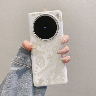 适用vivox100ultra手机壳x200s半包硬式外壳x100spro卡通创意x90pro+加潮流酷系不顶膜x80小众风不撞散热透气
