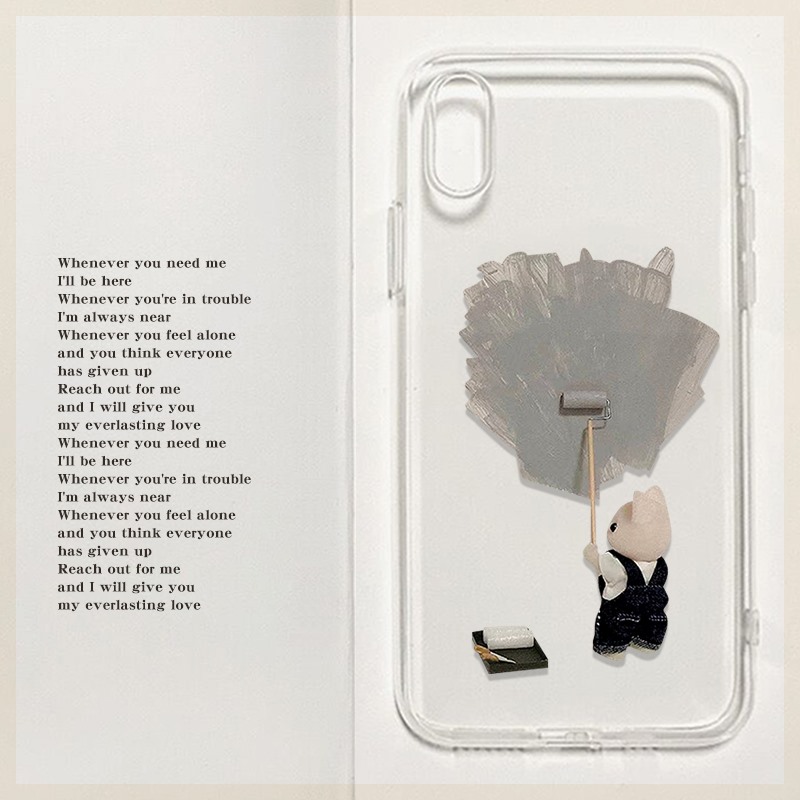 索尼系列卡通透明手机壳