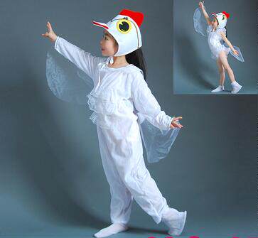 大白鹅服装 动物服装 小鹅服装 卡通服装 幼儿演出服装