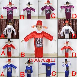 少儿越剧戏曲表演服装儿童七品芝麻官县官老爷扮演服状元郎演出服