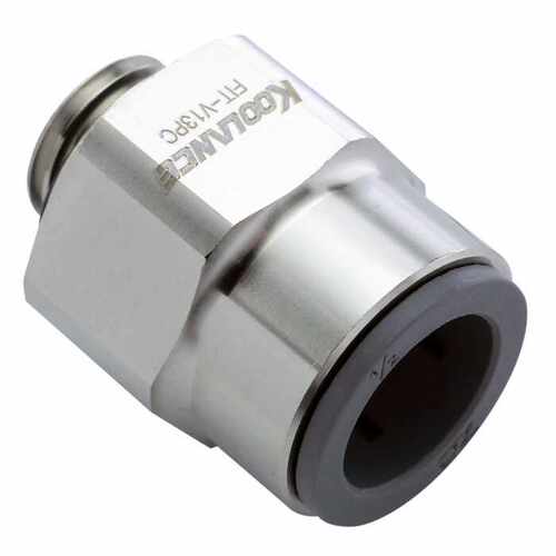 KOOLANCE  FIT-V13PC 1/2in (12.7mm) OD, G 1/4 BSPP 推接管接头