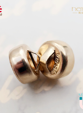 美国进口14KGF包金注金持久保色项链手链磁铁扣搭扣diy首饰扣配件