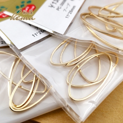 日本partsclub椭圆形金属环