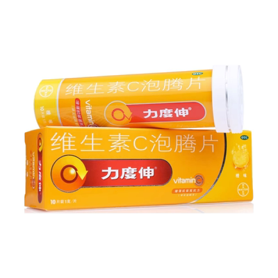 【力度伸】维生素C泡腾片1g*10片/盒坏血病美白过敏性疾病增强抵抗力