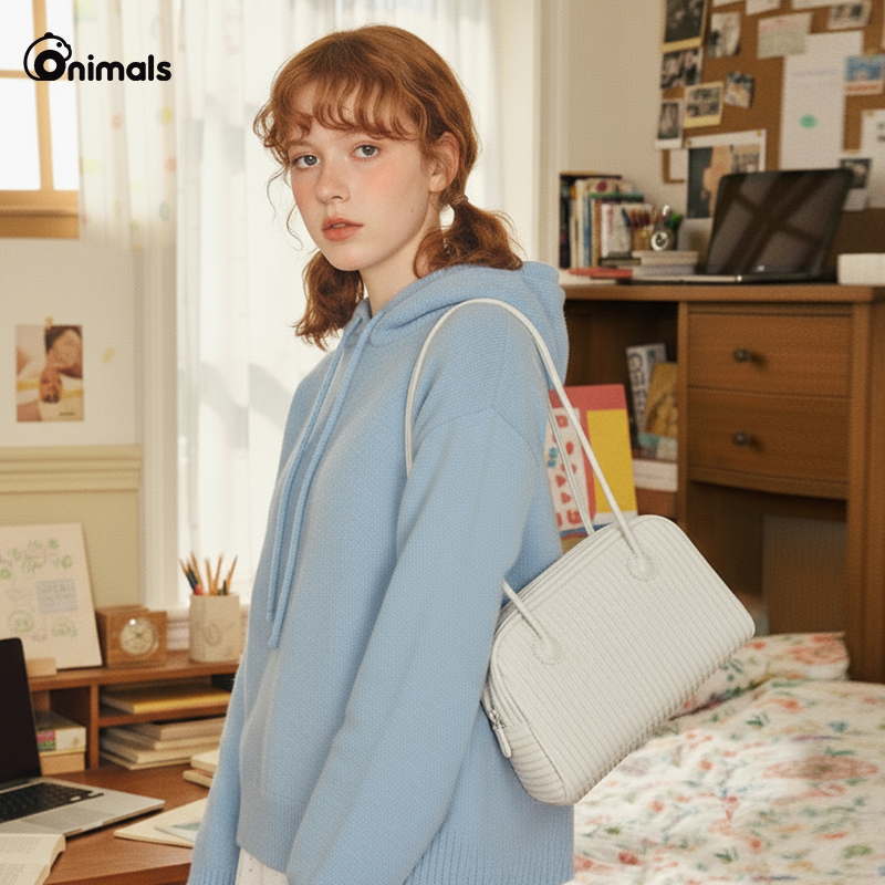 onimals波士顿保龄球单肩腋下包