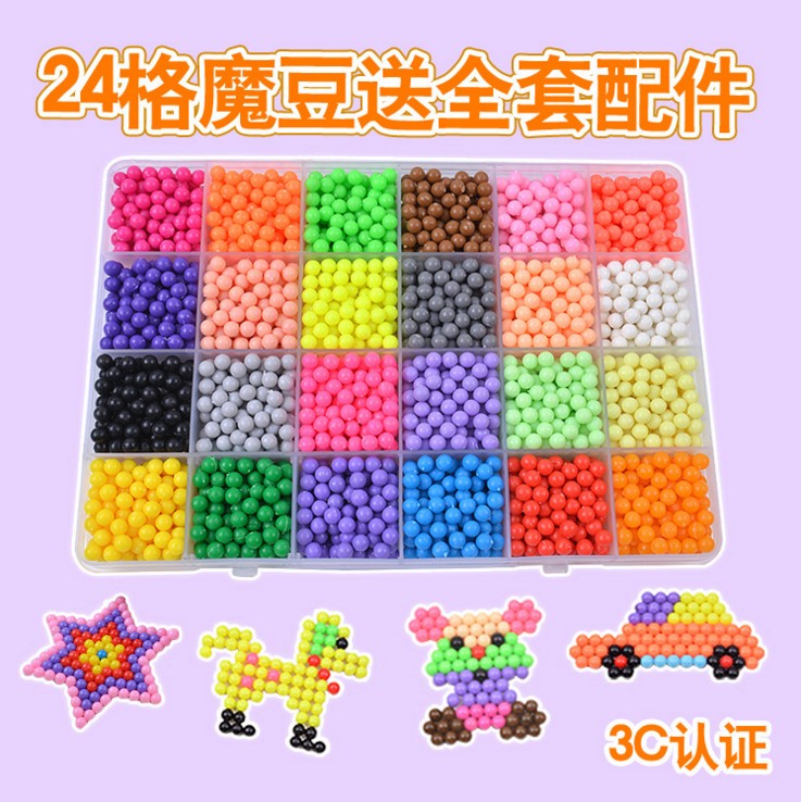 물 안개 마법의 마술 구슬 수용성 철자 콩 스프레이 물 콩 수제 DIY 재료 패키지 어린이 장난감 선물