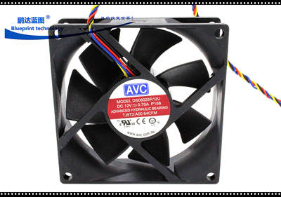 新款 V 8CM/厘米 四线PWM调速 CPU风扇 DS08025R12U