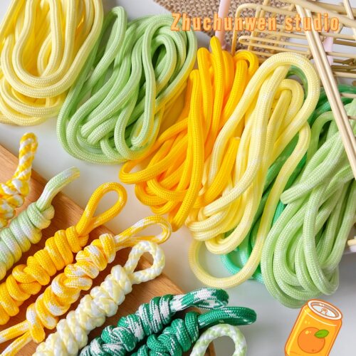 多巴胺伞绳半成品罗马结包挂