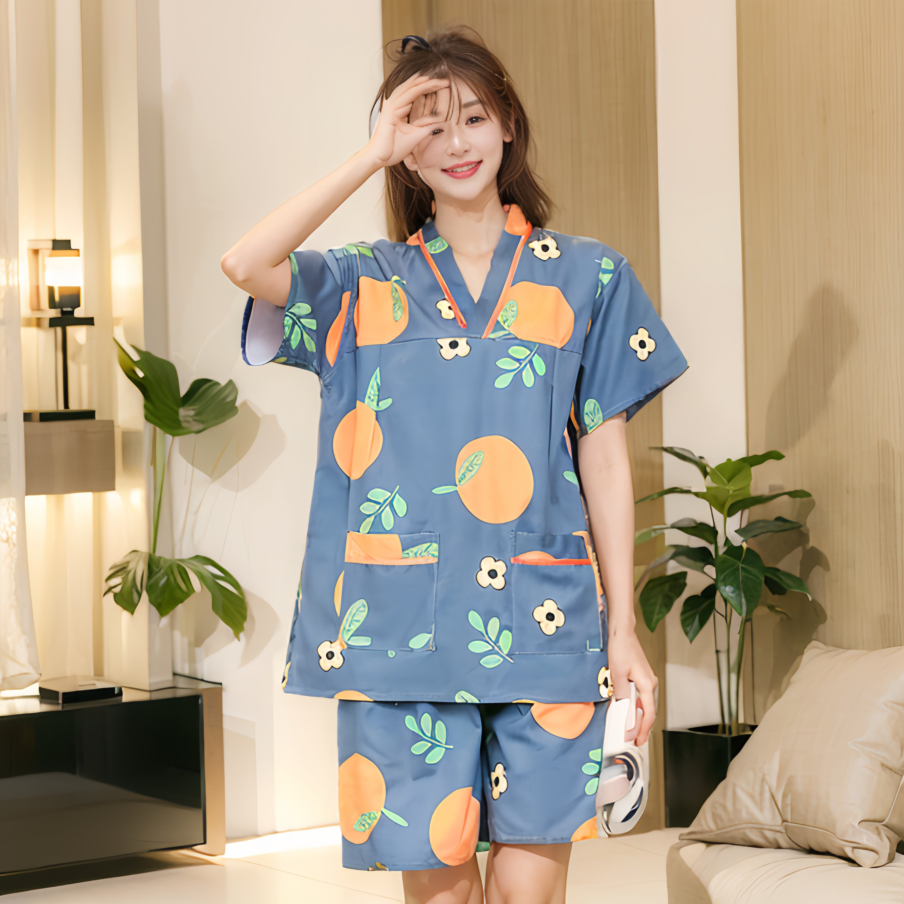 汗蒸服男洗浴服女大码情侣汉蒸服熏蒸按摩桑拿美容院采耳家居服