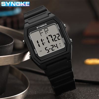 时诺刻男士防水运动学生电子表