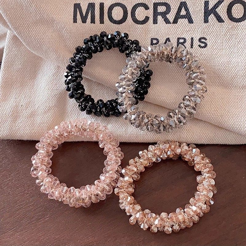 韩国水钻轻奢发绳手链两用头绳碎碎冰高级感名媛发圈韩系扎头发女,饰品/流行首饰/时尚饰品新,发饰,淘宝优惠券,粉丝福利购,淘宝优惠卷