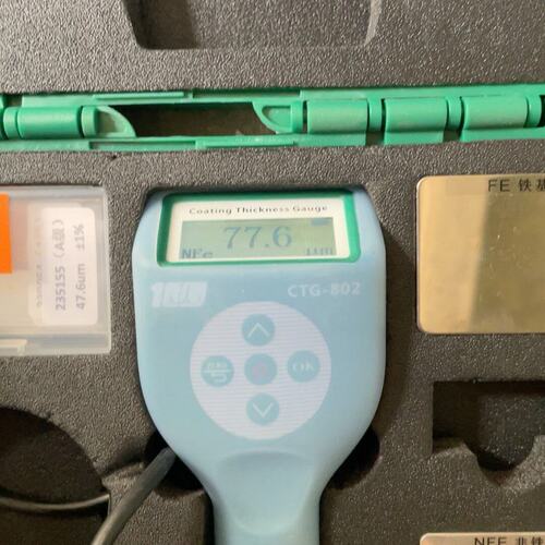 【全场5折起】G-802涂层测厚仪，实物拍摄，带原装盒和校准片，功