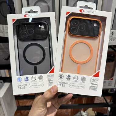 适用于柯玛comma苹果17promax幻彩磨砂全包 17 Air手机壳磁吸无线充外套亲肤手感壳17Pro 防摔壳磁吸保护壳