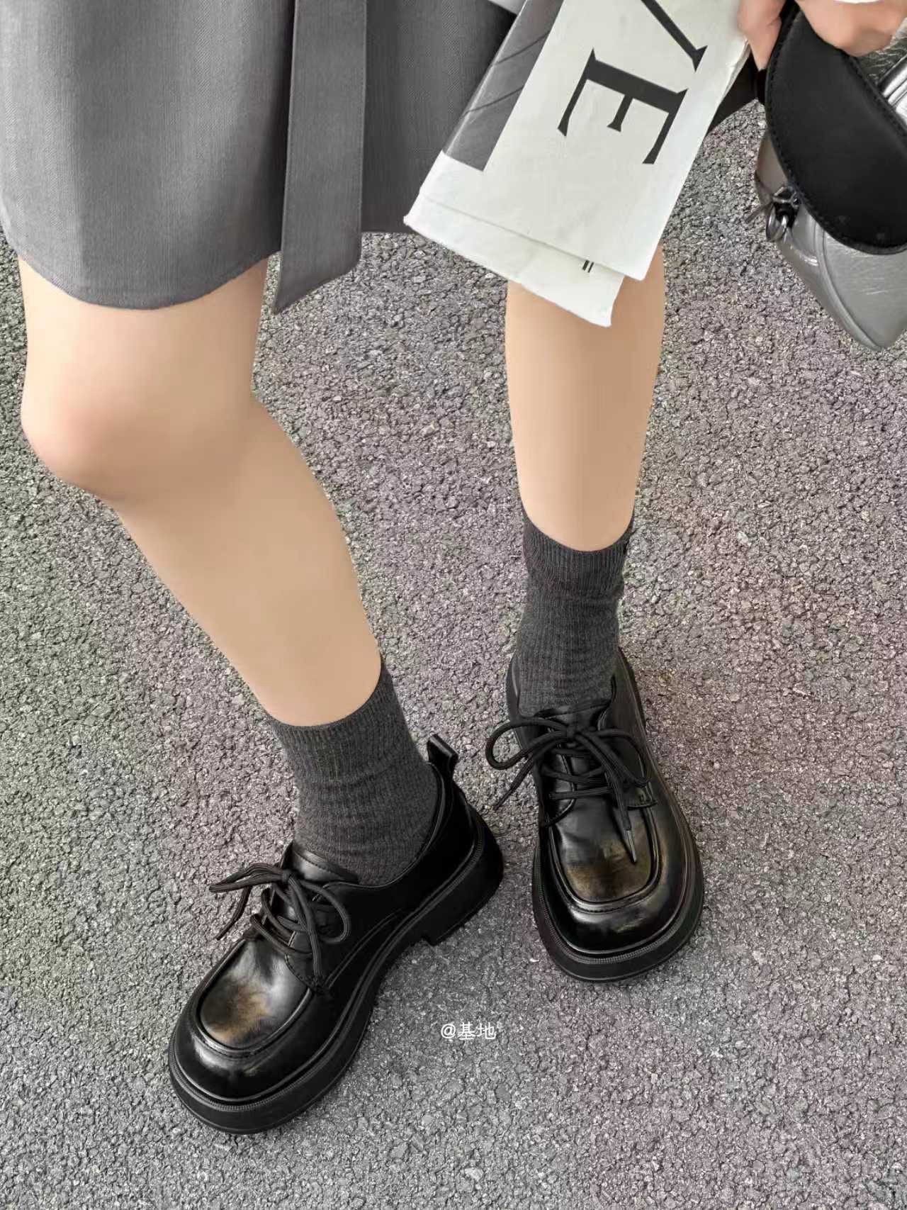 26年早春基地百搭时尚气质系带乐福鞋  68016,女鞋,马丁靴,淘宝优惠券,粉丝福利购,淘宝优惠卷