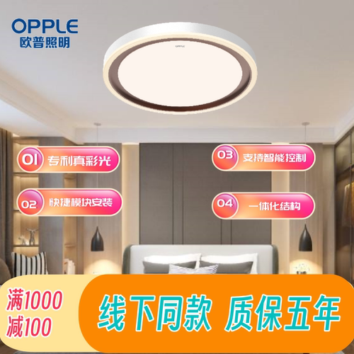 整灯质保五年欧普照明简约现代