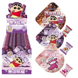 乔克蒂姆蜡笔小新益生元果汁汽水软糖56g果味儿童糖果休闲小零食