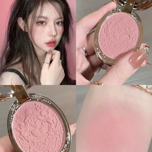 瑕疵特价花知晓独角兽浮雕腮红雪霜珍珠巧克力02腮红膨胀氛围