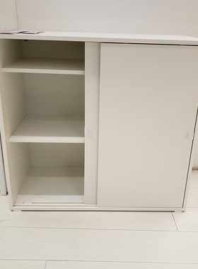 宜家代购维哈斯推拉门柜子餐边柜收纳柜白色95x47x90 厘米