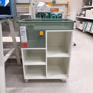 宜家代购约弗宁小推车家用置物架储物架家居可移动收纳手推车