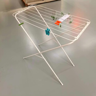 宜家国内正品代购加尔晾衣架室内/户外白色可折叠