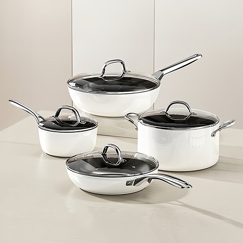 锅具套装高档陶瓷不粘锅套装