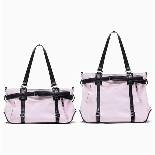 甜酷风韩国设计师托特包 尼龙布单肩斜挎 ins同款休闲包款