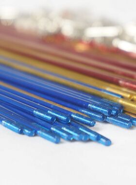 bmx彩色辐条 钢 14G   12寸   14寸  16寸  18寸 20寸 定制