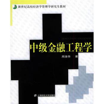 【正版书】 新世纪高校经济学管理学教材：中级金融工程学 周洛华 上海财经大学出版社