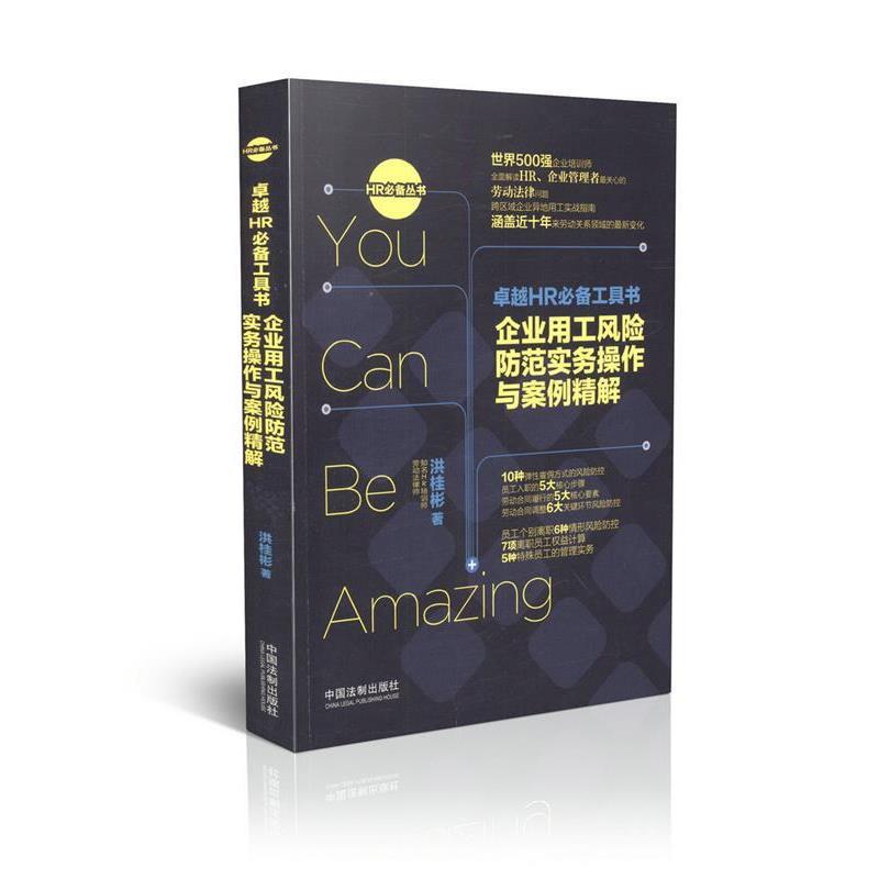 【正版】卓越HR工具书 企业用工风险防范实务操作与案例精解 洪桂彬