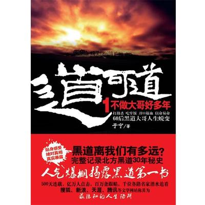 【正版】道可道1 不做大哥好多年 于宁