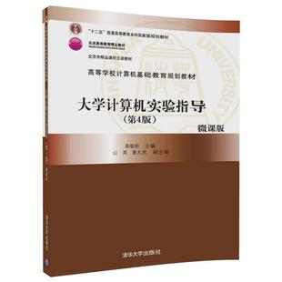 第4版 大学计算机实验指导 高等学校计算机基础教育规划教材 高敬阳 姜大光 山岚 正版