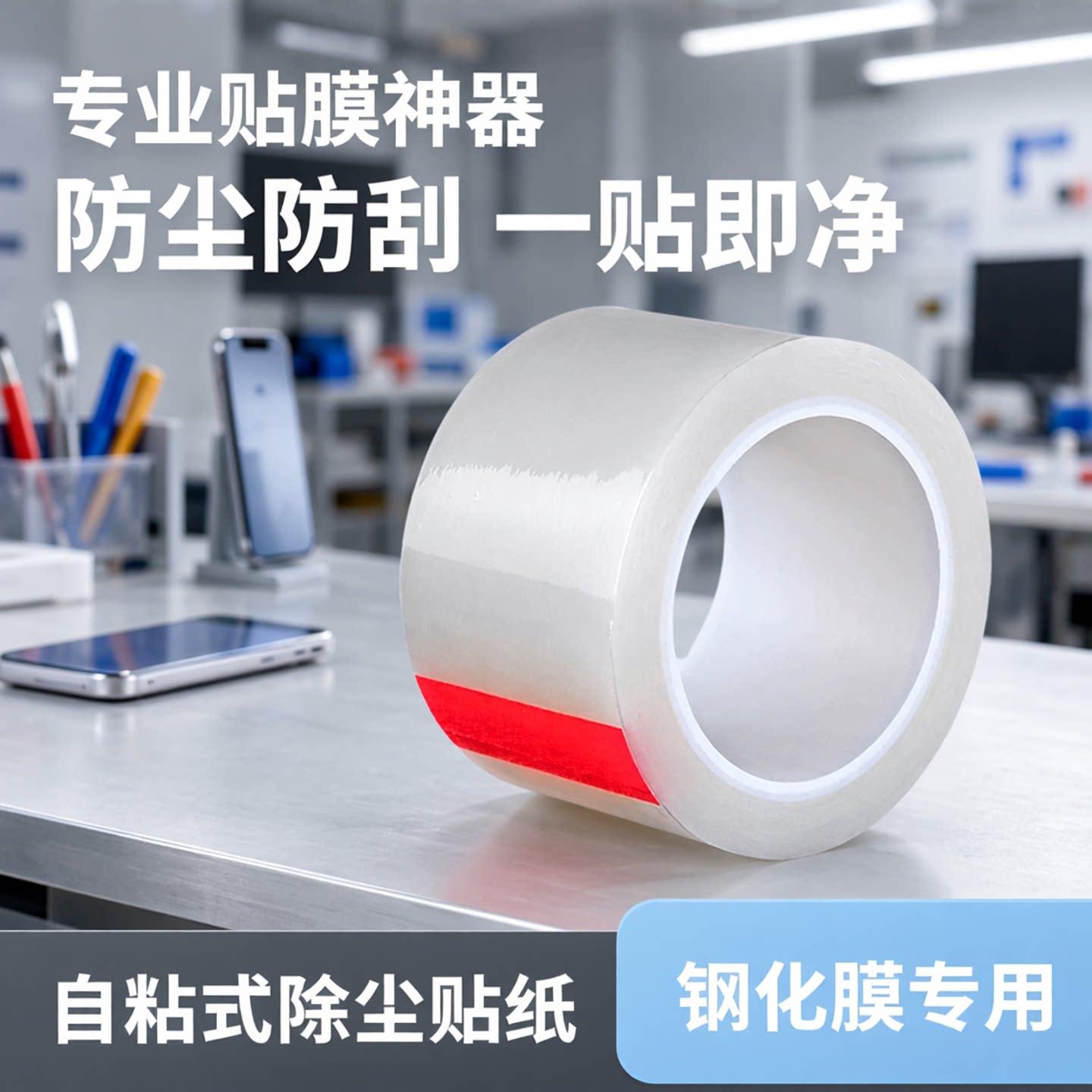 吸尘不留胶静电膜通用型静电吸附