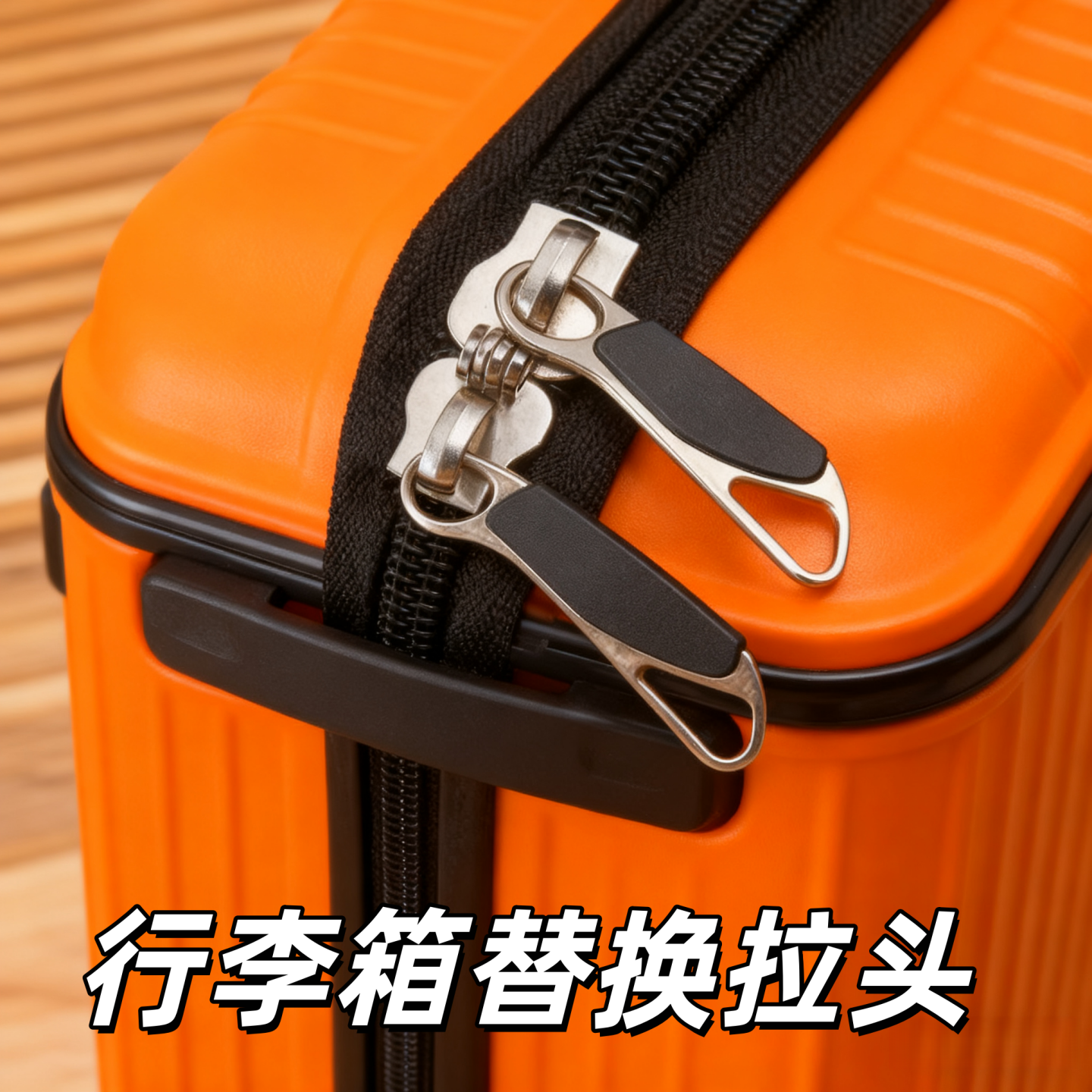 箱包拉链头8号尼龙有孔拉锁行李