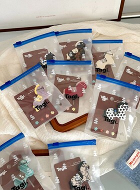 Tagi小马年Magi可爱创意醋酸镶钻发夹刘海夹边夹发卡发饰新年礼物