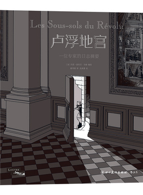 后浪官方正版《卢浮地宫：一位专家的日志摘要》马克安托万马修一本正经地讲述他的奇想，用灰色单调的画面呈现出光怪陆离的倒影。