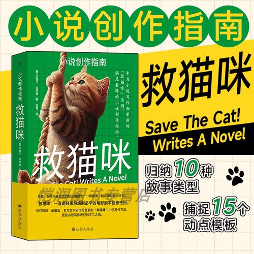 后浪正版 救猫咪：小说创作指南 杰西卡布罗迪著10种故事类型元素 好莱坞编剧的电影剧本创作法则 写作方法文学写作书籍
