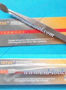 出售 瑞士VETUS镊子 36A-SA精细高精密镊子 铲头镊子 陶瓷镊子 竹