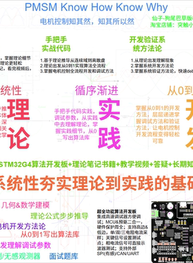 基础FOC有感&无感教程 STM32 G431 电机算法 BLDC PMSM