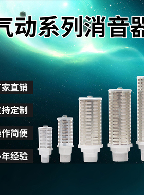 2寸DN50牙径 XYS-20/05/07/10/12真空泵吸附干燥机气动排气消声器