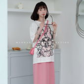 孕期穿搭孕妇装 娜娜 2026新款 夏季 猫单 时髦半裙套装 罗曼米妮