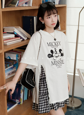 猫单【米奇格调】娜娜的孕期穿搭孕妇装2025新款洋气夏季裙裤套装