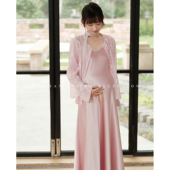 孕期穿搭孕妇装 娜娜 夏季 中式 猫单 连衣裙中国风套装 花舞中式