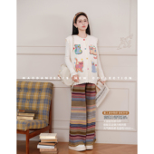 春季 猫单 孕期穿搭孕妇打底衫 娜娜 马甲三件套2025新 橘喵派对